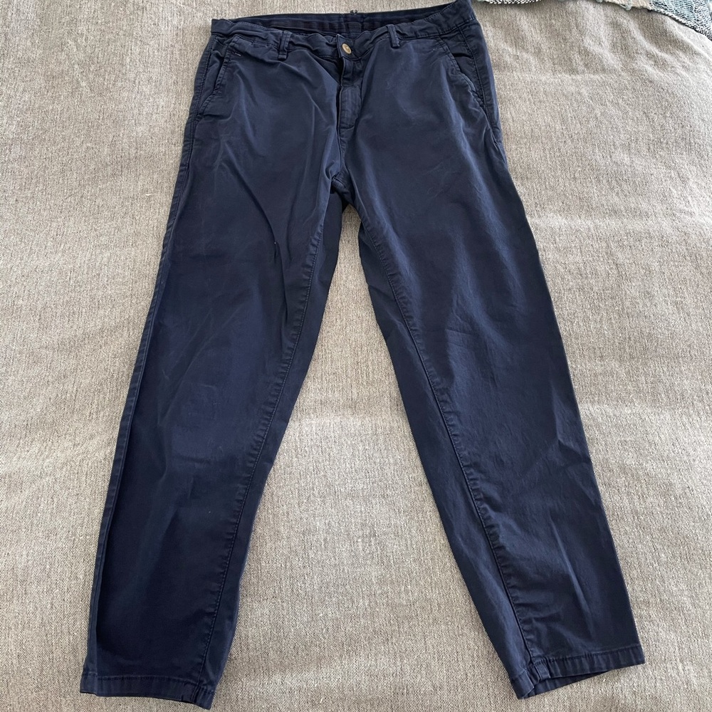 Navy khakis